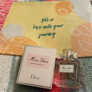 Miss Dior Eau De Toilette & blooming bouquet 2 Bottles 💓